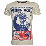 Yakuza Premium Herren T-Shirt 3206 Hellbeige XL