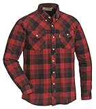 Pinewood Herren Lumbo Hemd, Rot/Schwarz, XXL