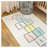 Schöne Jumping House Teppich Slip Mat Kinder Spielen Klettermatte Interessantes Auto,Home In-& Outdoor Teppich Balkon Terrasse Küchenteppich Meliertes Muster (40×60cm, C)