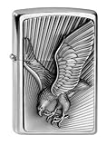 Zippo Feuerzeug 2003979 Eagle Benzinfeuerzeug, Messing