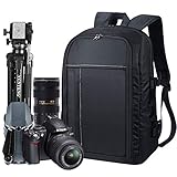 Estarer Kamerarucksack Kameratasche Fotorucksack SLR/DSLR/Spiegelreflex Wasserabweisend 15,6'' Rucksack mit Schultergurt Laptopfach Regenhü