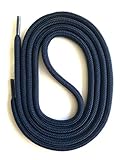 SNORS SCHNÜRSENKEL rund DUNKELBLAU 75cm, 4,5mm Rundsenkel Polyester für Arbeitsschuhe Wanderschuhe Stiefel Outdoor Trekking Sportschuhe, Made in Germany, reißfest, waschbar, lang, ÖkoTex