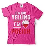 Silk Road Tees Männer Polen T-Shirt Lustige polnische Diaspora Heritage Polen-Flagge T Shirt X-Large R