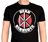 Coole-Fun-T-Shirts The Dead Kennedys - SCHWARZ - DK Logo Wall Brick - Punk - T-Shirt, GR.S