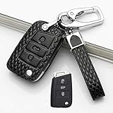 WZJFZPL   Autoschlüsselabdeckung Koffer Autoschlüsseltasche ， für VW Volkswagen Golf 7 Polo Tiguan Passat Jetta MK5 MK6 T5 Käfer Zubehör 2017 | Schlü