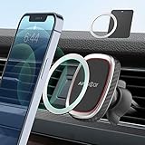 Handyhalterung Auto Magnet, 6 Starke Magnete, APPS2Car Handyhalterung Auto Lüftung, Stabiler Air Vent Clip, Handyhalterung Auto, kompatibel mit iPhone 12/12 mini/12 Pro/12 Pro Max/XS/XS Max/XR/X/8