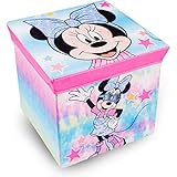 Minnie Maus bunt Kinder Sitzhocker Faltbar Aufbewahrungsbox Sitzwürfel Spielzeug T
