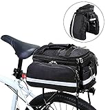 Punvot Fahrradtaschen Gepäckträger Gepäcktaschen für Fahrrad hinten Gepacktraegertasche Reißfeste Gepäcktasche Fahrradtasche Multifunktionale Fahrrad Gepäckträger Fahrrad Rücksitztasche Reg