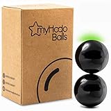 myHodo Stresskiller Magnetkugeln XXL Magnetic Balls, extra große Kugelmagnete 30mm, Technik Büro Gadget, perfekte Geschenkidee ideales Geschenk, Anti Stress Magnete aus Hämatit Heilstein B