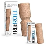 TRUEROLLS by TRUETAPE® - nachhaltiges 2-teiliges Faszienrollen-Set aus 100% Kork zur gezielten Selbst-Massage | inkl. TRUEROLL, TRUEROLL mini | Mit Anleitungen für dein Faszien-Training