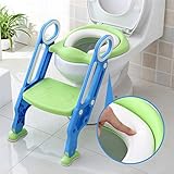 Toilettensitz Leiter mit Stufen WC Sitz Töpfchen Trainer Baby Kinder FR