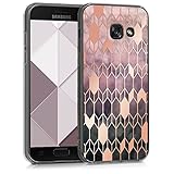 kwmobile Hülle kompatibel mit Samsung Galaxy A3 (2017) - Handyhülle Silikon Case - Glory Pink Roseg