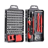 QCMYJM 115in 1 Satz Von Schraubendreher 25 In 1 Multifunktions-PC-Computer-PC-Reparatur-Handy-Reparatur Digitales Digitales Handbuch Home Tool (Colore : Red 115 in 1, Spedito da : China)