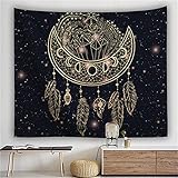 YYRAIN Nordic Modern Minimalist Dream Catcher Home Wohnzimmer Schlafzimmer Wanddekoration Tuch Bankettdekoration Wandbehang Geschenk Wandteppich Multifunktionstischdecke 59x52 Inch[W150xH130cm]