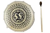 30cm Grosse Schamanentrommel Indianer Gemalt Rahmentrommel Bodhran Drum Djemb
