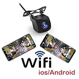 WiFi, das Backup-Weitwinkelkamera aufhebt, Dash Cam Nachtsicht Rückfahrkamera kompatibel mit iPhone und Android für Transporter, Lkw, Campingwagen, Wohnmob