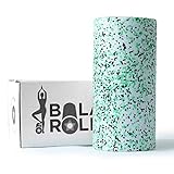 Balance Roll Faszienrolle (Modell 2020) inkl. Anleitung mit Übungsbeispielen (Härtegrad Standard) Faszien Rolle zur Selbstmassage (Tricolor)