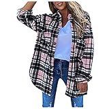 HHOP Hoodie Damen große größen Pullover Damen Grosse grössen Oversize Kleid Longpullover Damen lässig fur Hemd Sommer Damen Damen leinenbluse weiß brauner Reis weiße blusen günstig