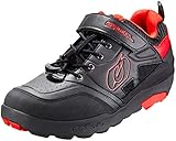 O'NEAL | Mountainbike-Schuhe | MTB Downhill Freeride | Vegan | Hoher Grip, Schnellschnürsystem für perfekte Passform, Mesh-Belüftung | Traverse Flat Shoe | Erwachsene | Schwarz Rot | Größe 44