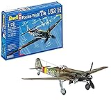 Revell RV03981 Modellbausatz Flugzeug 0.0916666666666667 - Focke Wulf Ta 152 H im Maßstab 1:72, Level 3, originalgetreue Nachbildung mit vielen Details, 3981