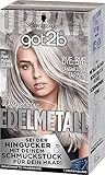 got2b Schwarzkopf Haarfarbe Edelmetall M71 Pearl metallic Silber, 1er Pack (1 x 142ml)