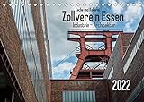 Zeche und Kokerei Zollverein Essen: Industrie-Architektur (Tischkalender 2022 DIN A5 quer)