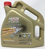 Castrol CAEP5304 Edge Professional LongLife III 5W-30 Motoröl, 4 L