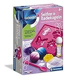 Clementoni 59013 Galileo Science – Seifen und Badekugeln, Spielzeug für Kinder ab 8 Jahren, bunte Seifen & sprudelnde Badebomben zum Selbstmachen, duftender B