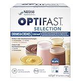 OPTIFAST KONZEPT Probierpaket mit Diät-Shakes und Cremes zum Abnehmen | eiweißreicher Mahlzeitersatz mit wichtigen Vitaminen und Mineralstoffen | schnell zubereitet und lecker im Geschmack |8 x 55g