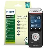 Philips VoiceTracer DVT2810 Audiorecorder mit Spracherkennungssoftware für den PC von Dragon Spracherkennung