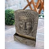 Heissner 016582-00 Garten/Terrassen Brunnen Polystone Buddha, g