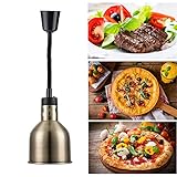 KXHWSH Lebensmittel Wärmelampe Infrarot-Lampe Pendelleuchte Verstellbarer Hängeleuchter Warmhalte Lampe Küche,Speisenwärmer für Partys Buffets,Halten Sie das Essen frisch und lecker,250W-110V