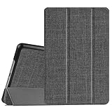 Fintie SlimShell Hülle Kompatibel mit iPad Mini 4 - Ultradünn Superleicht Smart Stand Schutzhülle Cover Case mit Auto Schlaf/Wach Funktion, Denim dunkelg