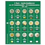 SAFE 7341-6 Premium Münzblätter Ergänzungsblätter Münzhüllen 7393 mit Vordruckblättern 2 Euro Münzen Gedenkmünzen 2009 - 2010