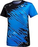 VICTOR Ladies T-Shirt T-11000 TD M - blau-schwarz - blau-schwarz, S