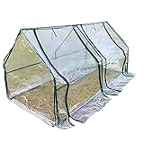 Tomaten Gewächshaus Klein Folien Tomatendach Schweres Balkongewächshaus Mit Reißverschlüssen Tür,PVC Transparentes Growzelt Für Tomate/Blume/Samen/Topf,Tiny House Kits Zum Bauen,Um Darin Zu Leb