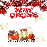 Weihnachtsdekoration Lichter, LED Fenster Kronleuchter, Weihnachtsdekoration, Atmosphäre Szene Dekoration Lichter, Weihnachtsdekoration Lichter, Weihnachtsbeleuchtung (Weihnachtszug)