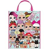 Unique Party Supplies 79130 Große Partytasche aus Kunststoff - LOL Überraschungsparty - 33cm x 28