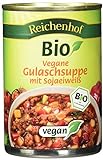 Reichenhof Bio Vegane Gulaschsuppe, 6er Pack (6 x 400 g)
