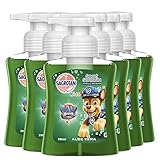 Sagrotan Kids Samt-Schaumseife Aloe Vera – Paw Patrol Edition– Antibakterielle Schaumseife mit farbigem Schaum – 6 x 250 ml Seifensp