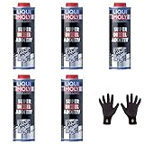 brünte® Feingrip Montagehandschuhe Gr.9/L + 5X Original Liqui Moly 1L Pro-Line Super Diesel Additiv 5176