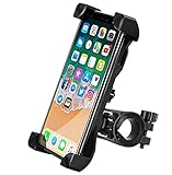 Jancyu Handyhalterung für Fahrrad, 360 ° drehbar, Universal-Halterung für Motorrad, für iPhone 11 PRO/X/XR, Samsung Galaxy A51/A71, Xiaomi Redmi Note 9s/9 PRO, Huawei P40 und so weiter, 1, M