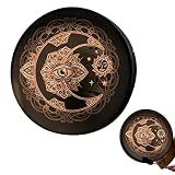 Shaman Drum - Kreativer Baum des Lebens Schamanische Trommel, Meditation Shamanische Trommel Wandkunst mit Trommelstick, handgefertigte runde Wandskulptur, Geschenke für Musikliebhab