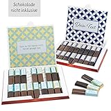 Netti Li Jae ® Aufkleber Set für Merci Schokolade für 2 persönliche Geschenke: Das persönliche Dankeschön und kreative Geschenkidee (Kleine Aufmunterung)