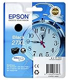 Original Epson C13T27114010 / 27XL, für WorkForce WF-7620 DTWF Premium Drucker-Patrone, Schwarz, 1100 Seiten, 17,70