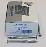 RE-SCHRAUB 5,5 x 70 mm Edelstahl A4 Torx TX 25 Terrassenschrauben rostfrei V4A von 100 - 1000 Stück wählbar (100)