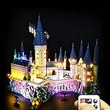 SDFGDFD Led Beleuchtungsset für Harry Potter Schloss Hogwarts Kompatibel Mit Lego 71043 Bausteinen Modell - Ohne Lego Set, Mit Fernbedienung (Über 6 Jahre Alt)