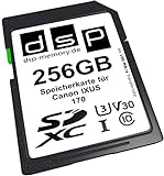 DSP Memory 256GB Professional V30 Speicherkarte für Canon IXUS 170 Digitalk