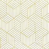 Geometrische Streifen des Golden Sechsecks Tapete Selbstklebende Gold Streifen Möbelfolie Wanddeko Gold Tapete Weiß Folie Wand Möbel Vinyl 45 x 500cm Weihnachts Geschenkpap