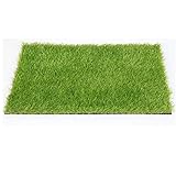 SUMC Kunstrasen Gras Fußmatte Matte Künstlicher Rasen Wolldecke Freien gefälschtes Gras Rasenteppich Schauender im Freien Garten-Rasen für Hunde Haustiere 30mm Stapelhöhe (24'×18')